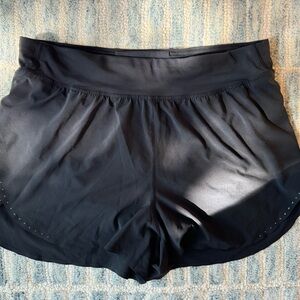Lululemon black shorts with reflective dots